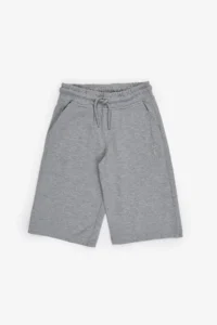 US Polo Shirt Assn. Boys' Gray Melange Knitting Shorts
