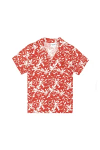 US Polo Assn. Boys' Powder Pink Short Sleeve Shirt - Image 3