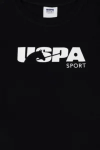 US Polo Shirt Assn. Boys' Black Crew Neck T-Shirt - Image 3