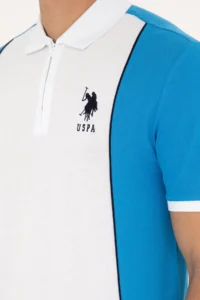 US Polo Shirt Assn. Men Saks Blue Blue T-Shirt - Image 7
