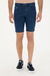 US Polo Assn. Men DARK BLUE Jeans Shorts - Image 2