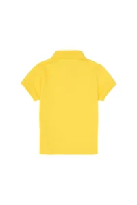 US Polo Shirt Assn. Baby Girl Yellow Polo Shirt Shirt Collar Basic T-Shirt - Image 2