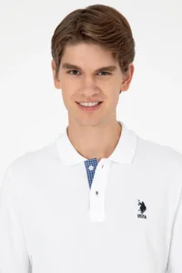 US Polo Assn. Men WHITE Basic Sweatshirt - Image 2