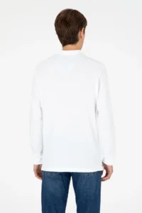 US Polo Assn. Men WHITE Basic Sweatshirt - Image 5