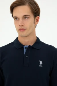 US Polo Assn. Men Navy Blue Basic Sweatshirt - Image 2