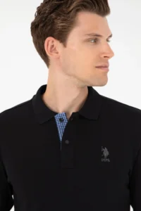 US Polo Assn. Men Black Basic Sweatshirt - Image 2