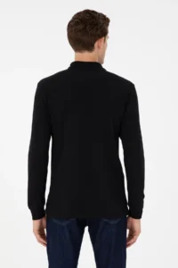 US Polo Assn. Men Black Basic Sweatshirt - Image 5