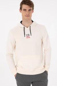 US Polo Assn. Men Cream Sweatshirt - Image 3