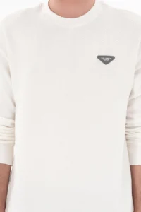 US Polo Shirt Assn. Men comfort Fit Crew Neck Cream Sweatshirt - Image 6