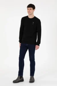US Polo Shirt Assn. Men Black Sweatshirt - Image 4
