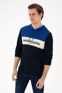 US Polo Assn. Men Navy Blue Sweatshirt
