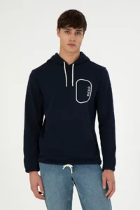 US Polo Assn. Men Navy Blue Sweatshirt