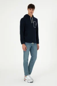 US Polo Assn. Men Navy Blue Sweatshirt - Image 4