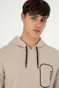 US Polo Assn. Men Stone Sweatshirt - Image 2
