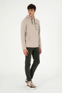 US Polo Assn. Men Stone Sweatshirt - Image 4
