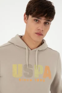 US Polo Assn. Men Stone Sweatshirt - Image 2