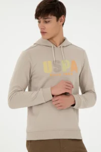 US Polo Assn. Men Stone Sweatshirt - Image 3