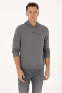 US Polo Assn. Men Gray Sweatshirt - Image 3