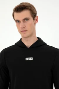 US Polo Assn. Men Black Sweatshirt - Image 2