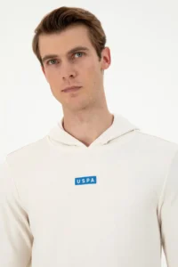 US Polo Assn. Men Cream Sweatshirt - Image 2