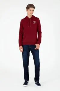 US Polo Assn. Men Burgundy Sweatshirt - Image 4