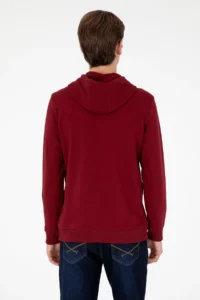 US Polo Assn. Men Burgundy Sweatshirt - Image 5