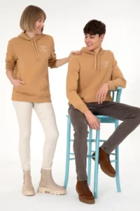 US Polo Assn. Men Camel Sweatshirt - Image 2