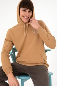 US Polo Assn. Men Camel Sweatshirt - Image 4
