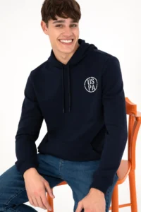 US Polo Assn. Men Navy Blue Sweatshirt - Image 5