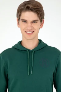 US Polo Assn. Men dark Green Sweatshirt - Image 2
