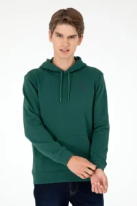 US Polo Assn. Men dark Green Sweatshirt - Image 3