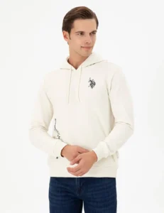 US Polo Assn. Men Cream Sweatshirt