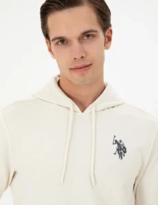 US Polo Assn. Men Cream Sweatshirt - Image 2