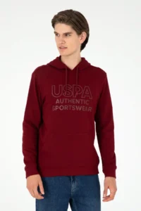 US Polo Assn. Men Burgundy Sweatshirt