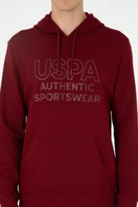 US Polo Assn. Men Burgundy Sweatshirt - Image 6