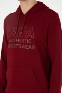 US Polo Assn. Men Burgundy Sweatshirt - Image 7