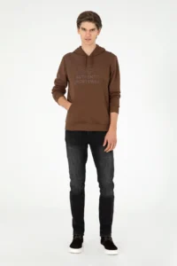US Polo Assn. Men Brown Sweatshirt - Image 4