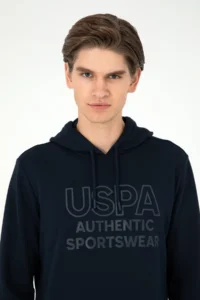 US Polo Assn. Men Navy Blue Sweatshirt - Image 2