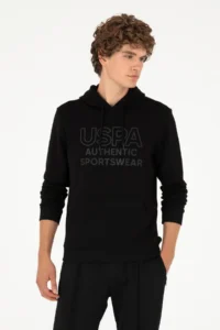 US Polo Assn. Men Black Sweatshirt