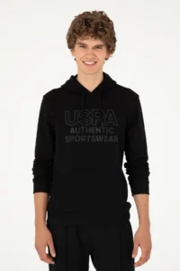 US Polo Assn. Men Black Sweatshirt - Image 3