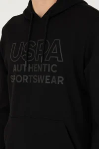US Polo Assn. Men Black Sweatshirt - Image 7
