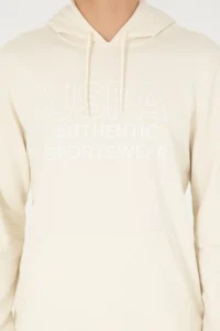 US Polo Assn. Men Cream Sweatshirt - Image 6