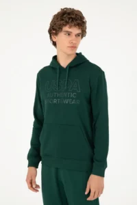 US Polo Assn. Men dark Green Sweatshirt - Image 3