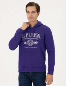 US Polo Assn. Men Purple Sweatshirt