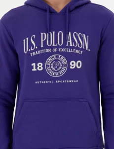 US Polo Assn. Men Purple Sweatshirt - Image 6