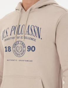US Polo Assn. Men Stone Sweatshirt - Image 7