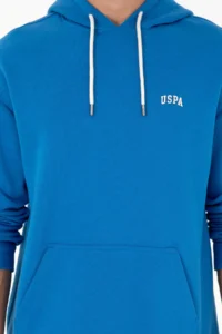 US Polo Assn. Men Hooded Cobalt Basic Sweatshirt - Image 6