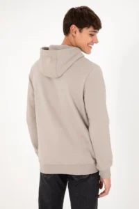 US Polo Assn. Men Regular Fit Hooded Stone Basic Sweatshirt - Image 6