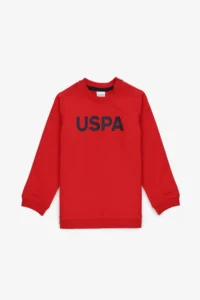 US Polo Shirt Assn. Boys' Red Basic Sweatshirt