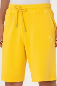 US Polo Assn. Men Yellow Knitting Shorts - Image 5